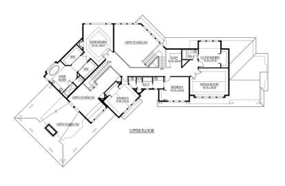 Floorplan 2 for House Plan #341-00270