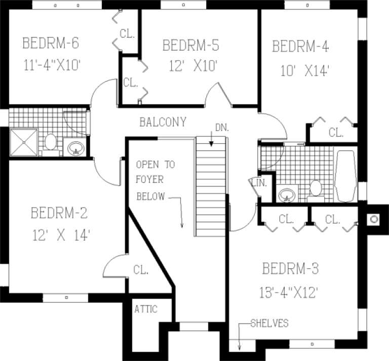 House Plan House Plan #617 Drawing 2