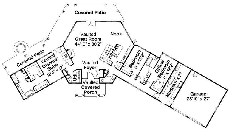 House Plan House Plan #6174 Drawing 1
