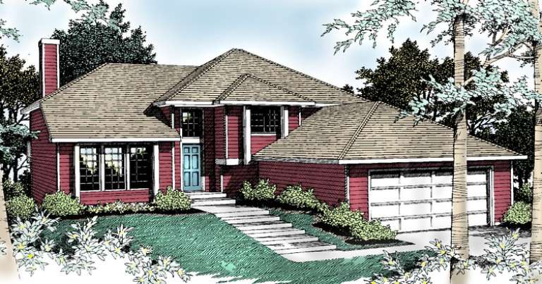 House Plan House Plan #6203 Front Elevation