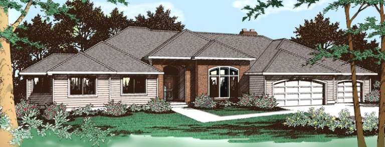 House Plan House Plan #6206 Front Elevation