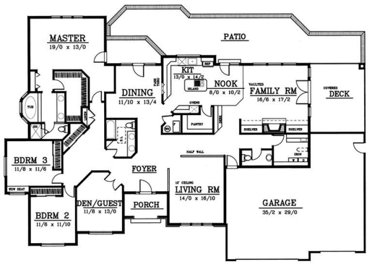 House Plan House Plan #6206 Drawing 1
