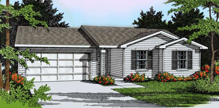 House Plan House Plan #6216 Front Elevation