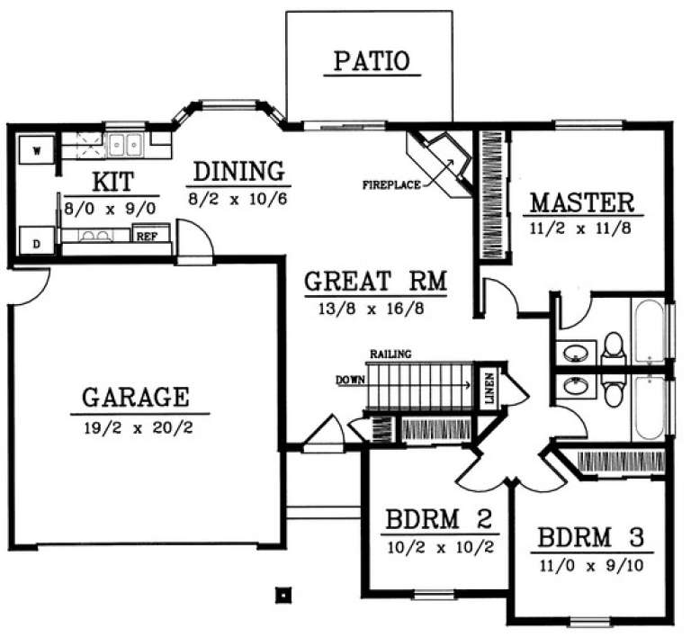 House Plan House Plan #6216 Drawing 1