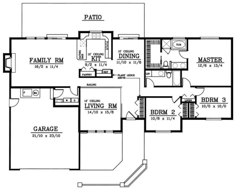 House Plan House Plan #6218 Drawing 1