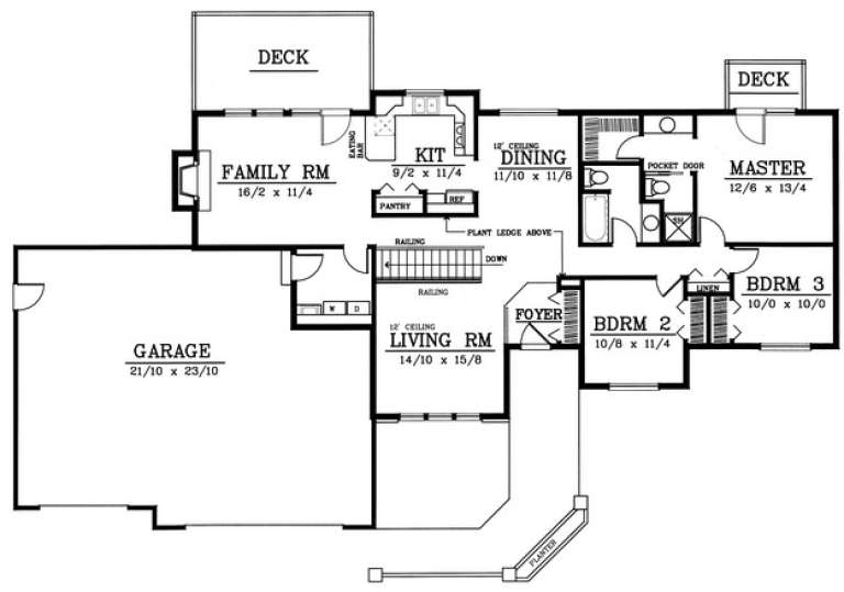 House Plan House Plan #6220 Drawing 1