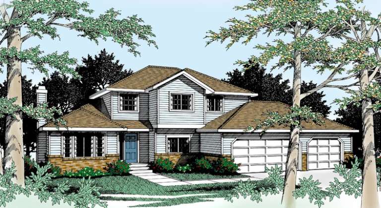 House Plan House Plan #6229 Front Elevation