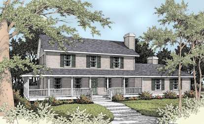 Country House Plan #692-00069 Elevation Photo