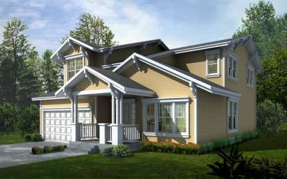 Craftsman House Plan #692-00081 Elevation Photo