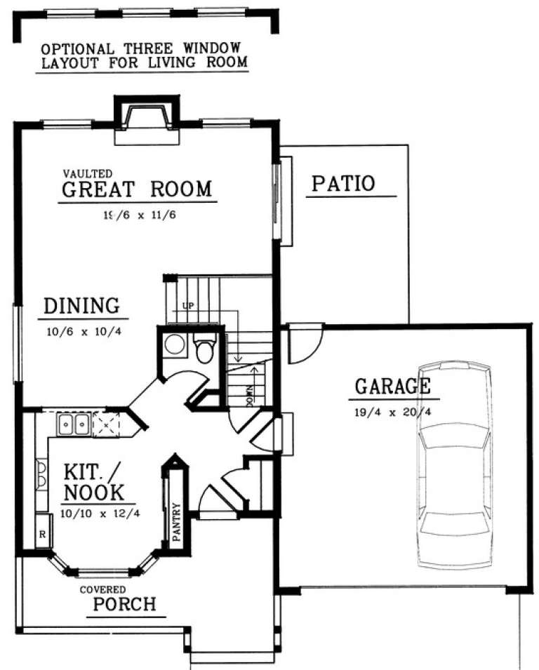 House Plan House Plan #6270 Drawing 1