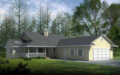 Country House Plan #692-00110 Elevation Photo