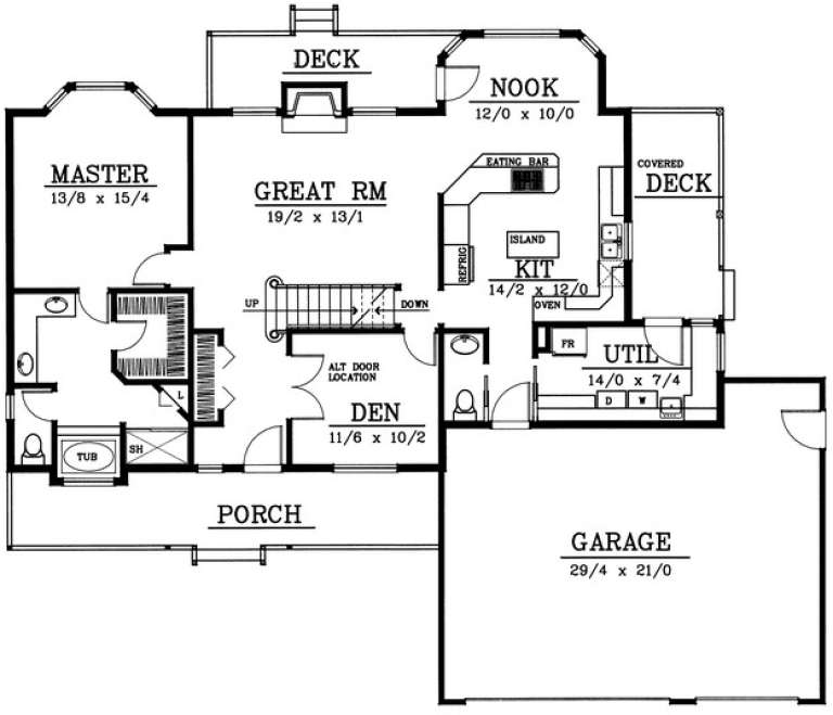 House Plan House Plan #6303 Drawing 1