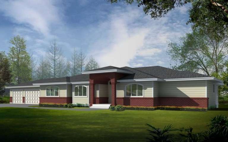 House Plan House Plan #6309 Front Elevation