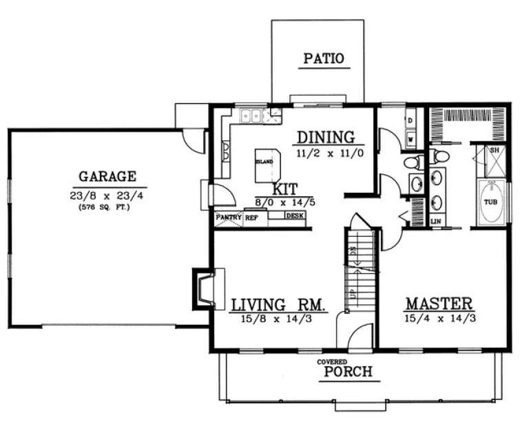 House Plan House Plan #6338 Drawing 1