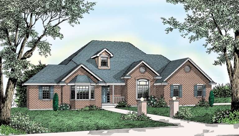 House Plan House Plan #6352 Front Elevation