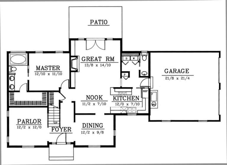 House Plan House Plan #6356 Drawing 1
