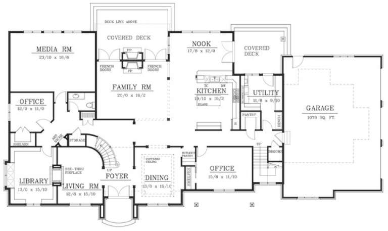 House Plan House Plan #6378 Drawing 1