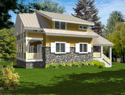 Craftsman House Plan #692-00205 Elevation Photo