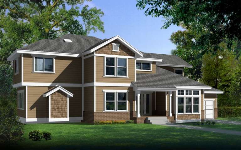 House Plan House Plan #6380 Front Elevation