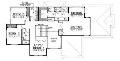 Floorplan 2 for House Plan #692-00206
