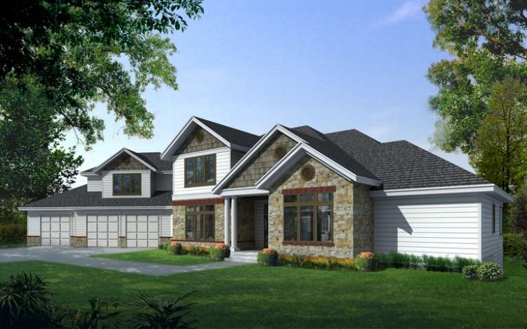 House Plan House Plan #6397 Front Elevation