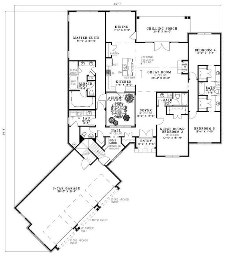 House Plan House Plan #6464 Drawing 1