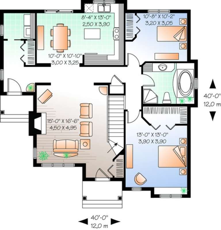 House Plan House Plan #6482 Drawing 1