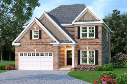 Traditional House Plan #009-00050 Elevation Photo
