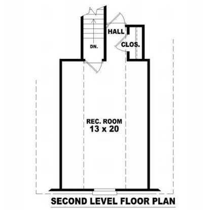 Floorplan 2 for House Plan #053-00493