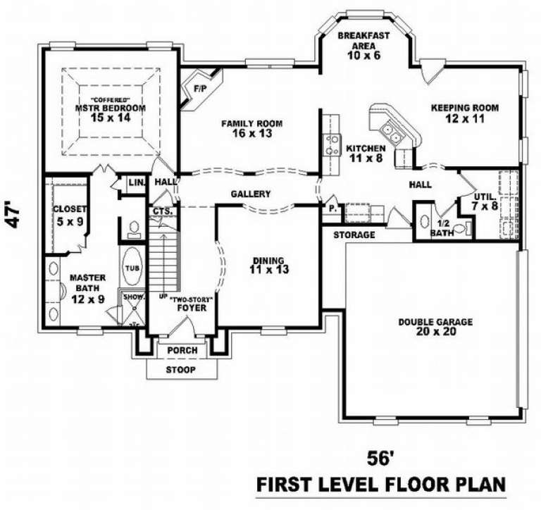 House Plan House Plan #7125 Drawing 1