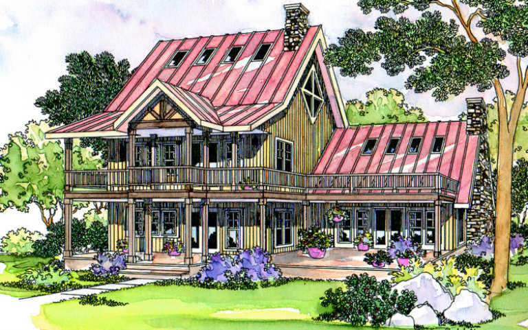 House Plan House Plan #715 Front Elevation