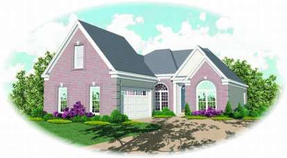 Traditional House Plan #053-00536 Elevation Photo