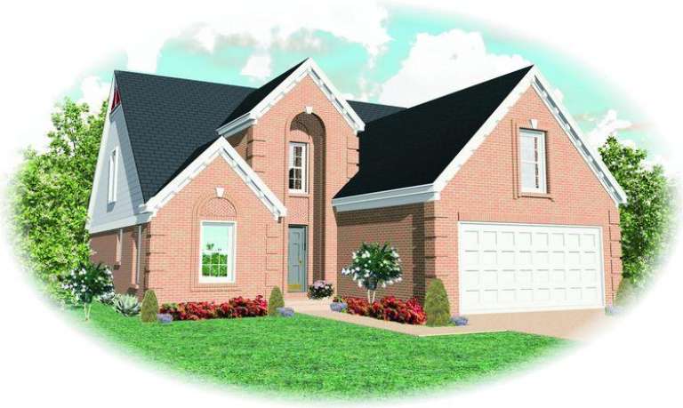 House Plan House Plan #7158 Front Elevation