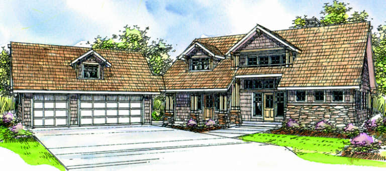 House Plan House Plan #717 Front Elevation