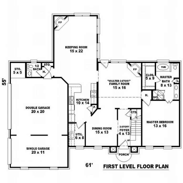 House Plan House Plan #7178 Drawing 1