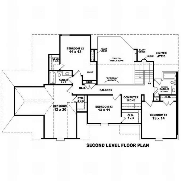 House Plan House Plan #7272 Drawing 2