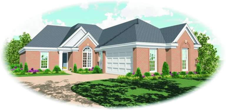 House Plan House Plan #7333 Front Elevation