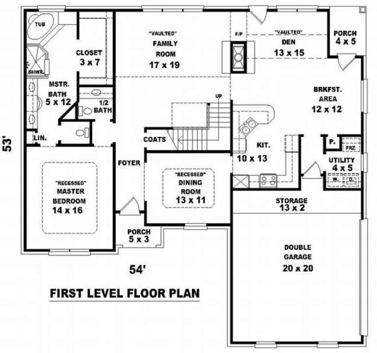 House Plan House Plan #7336 Drawing 1