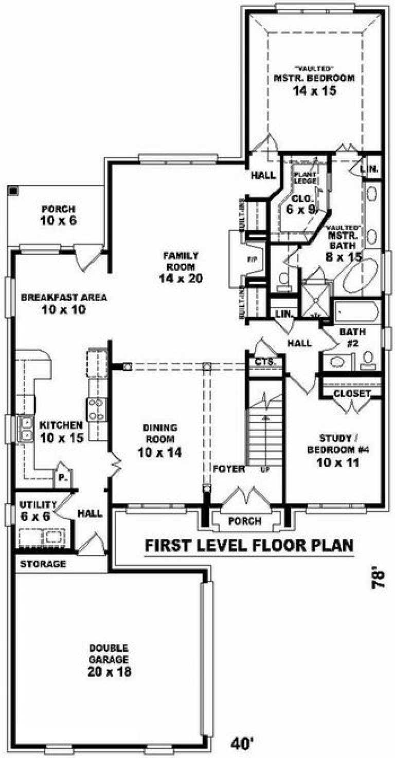 House Plan House Plan #7366 Drawing 1