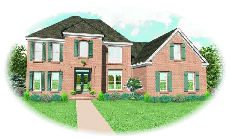 House Plan House Plan #7464 Front Elevation