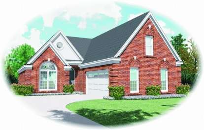 Traditional House Plan #053-00880 Elevation Photo
