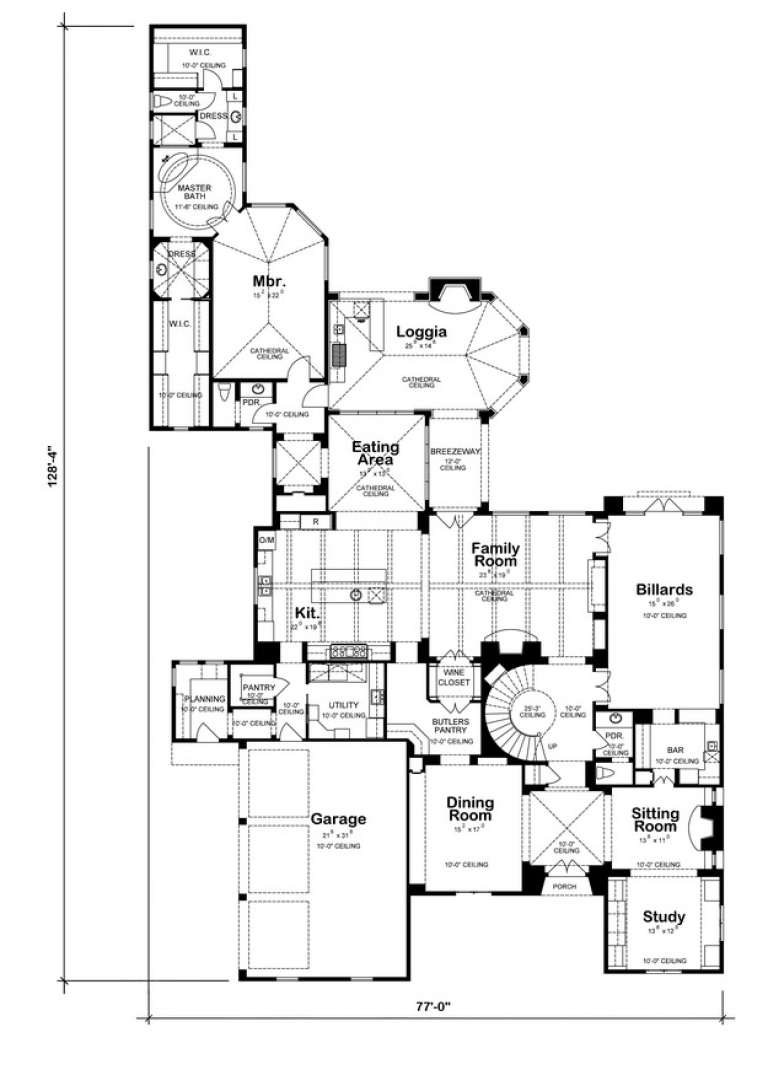 House Plan House Plan #7552 Drawing 1