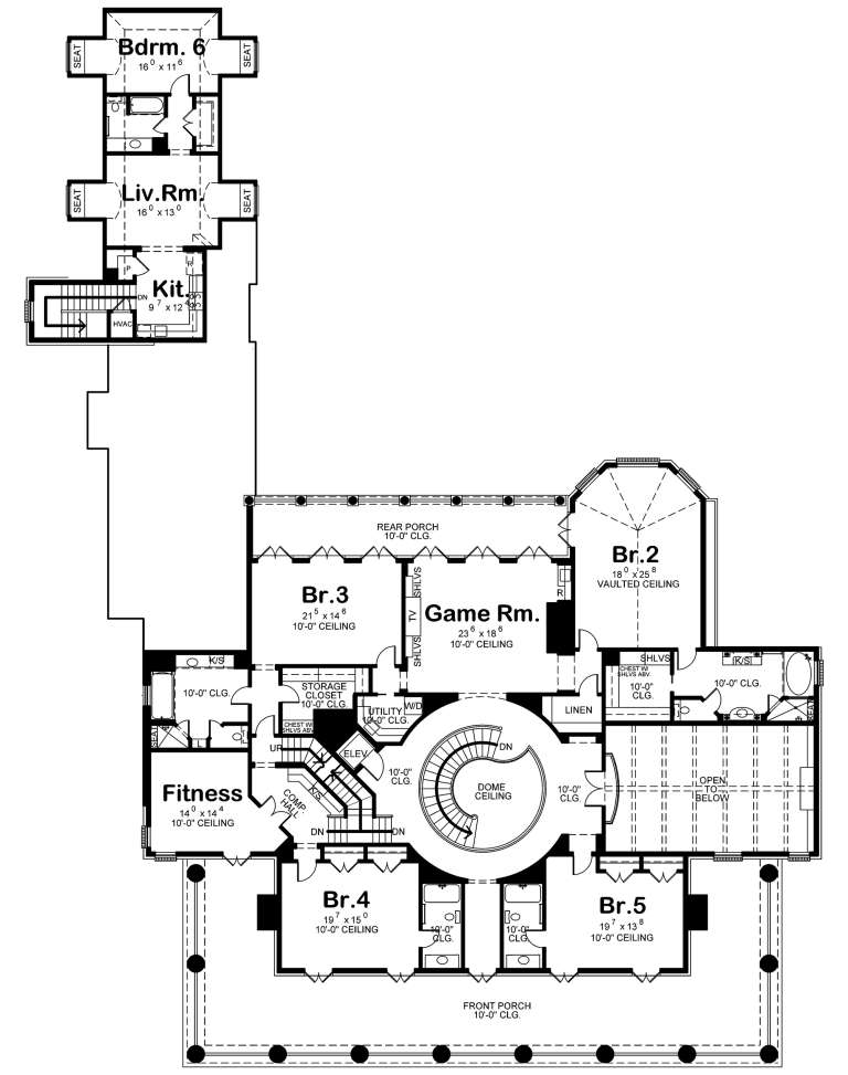 House Plan House Plan #7559 Drawing 2