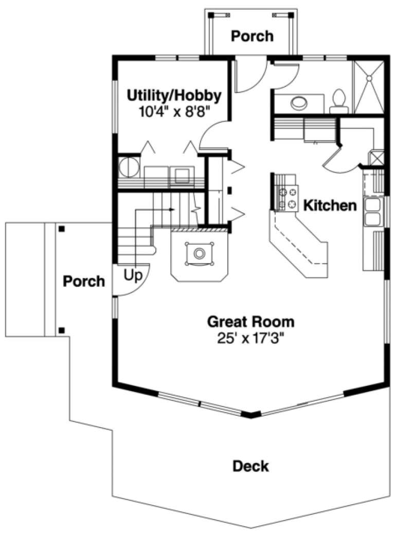 House Plan House Plan #776 Drawing 1