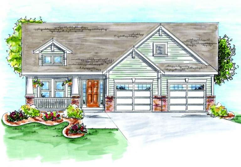 House Plan House Plan #7840 Front Elevation