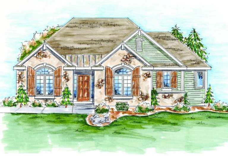 House Plan House Plan #7846 Front Elevation