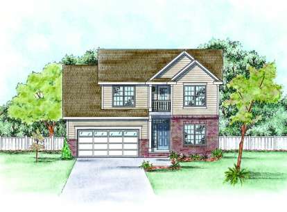 Traditional House Plan #402-01401 Elevation Photo