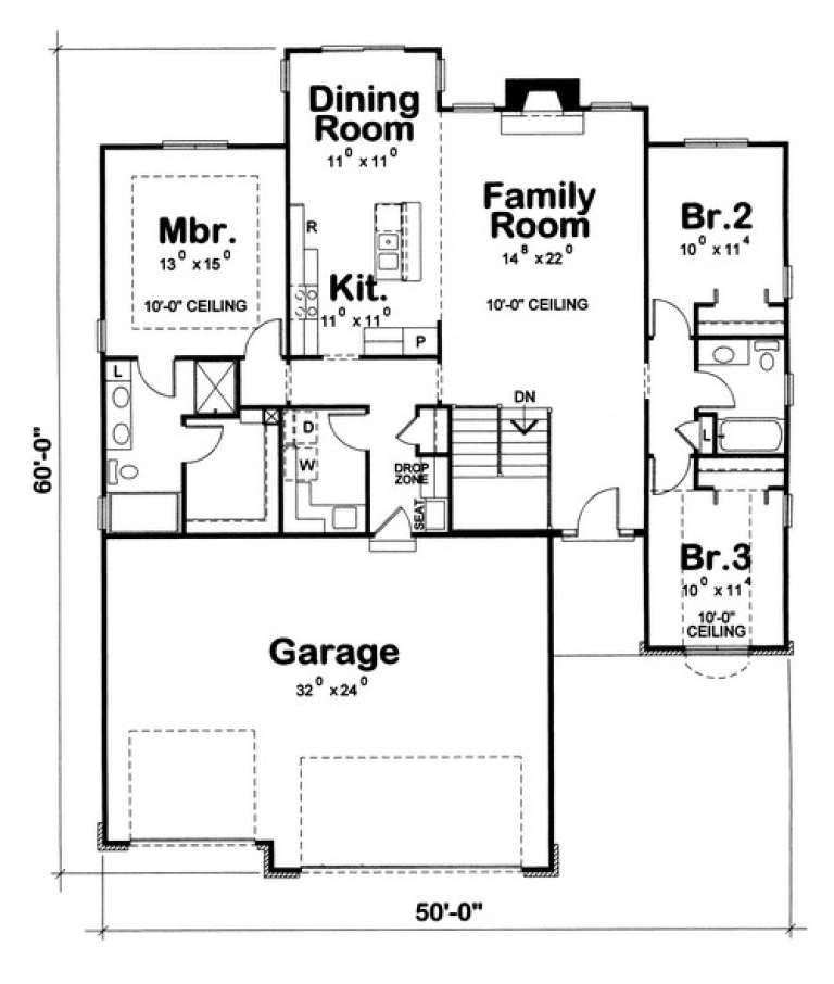 House Plan House Plan #7890 Drawing 1