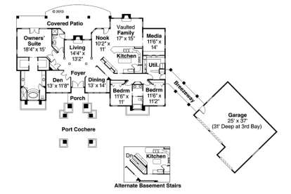 Main Floor  for House Plan #035-00177