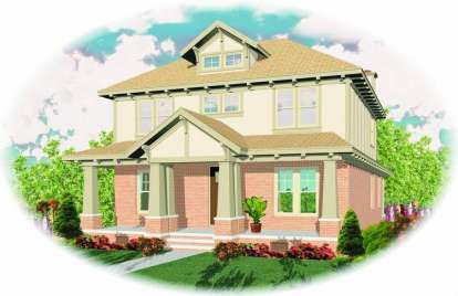 Craftsman House Plan #053-00934 Elevation Photo